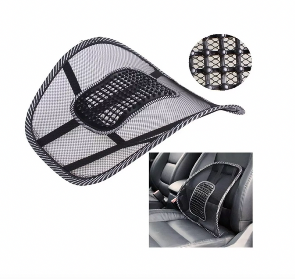 Respaldo lumbar ergonómico de malla