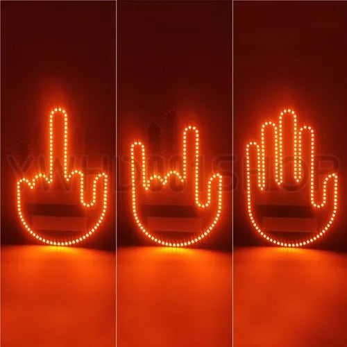 Mano LED Fun Gesture encendida