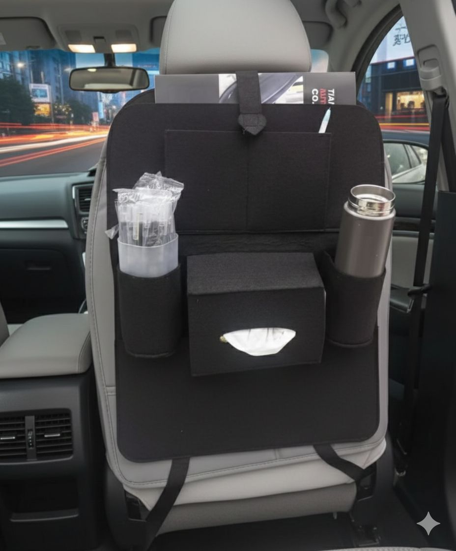 Pack Confort: organizador de asiento y respaldo lumbar