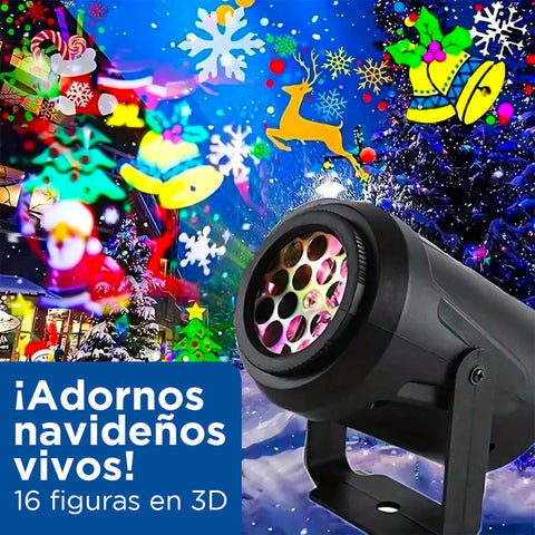 Proyector de Figuras Navideñas