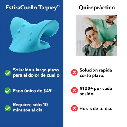 Almohada Terapeútica de Tracción Cervical