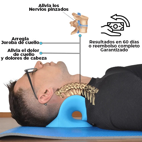 Almohada Terapeútica de Tracción Cervical