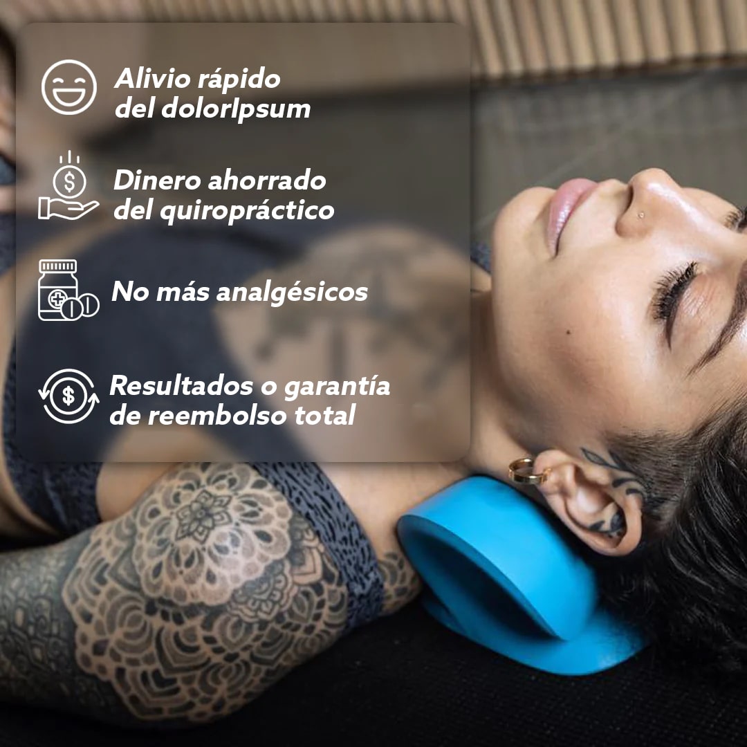 Almohada Terapeútica de Tracción Cervical