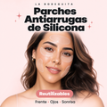 Parches antiarrugas de silicona La Bodeguita, zonas de aplicación en el rostro