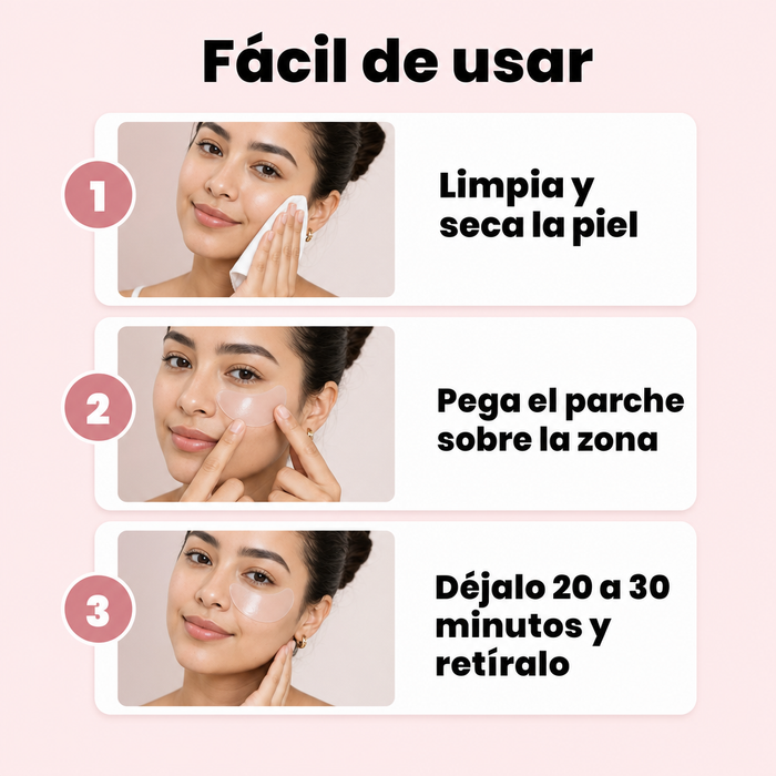 Fácil de usar en 3 pasos